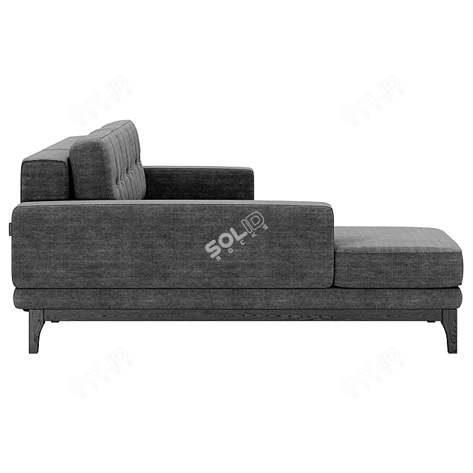 Modern and Spacious Foster Sofa 3D model image 2