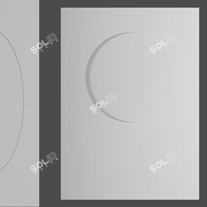 DeCastelli Solar: Artistic Metal Panel 3D model image 2