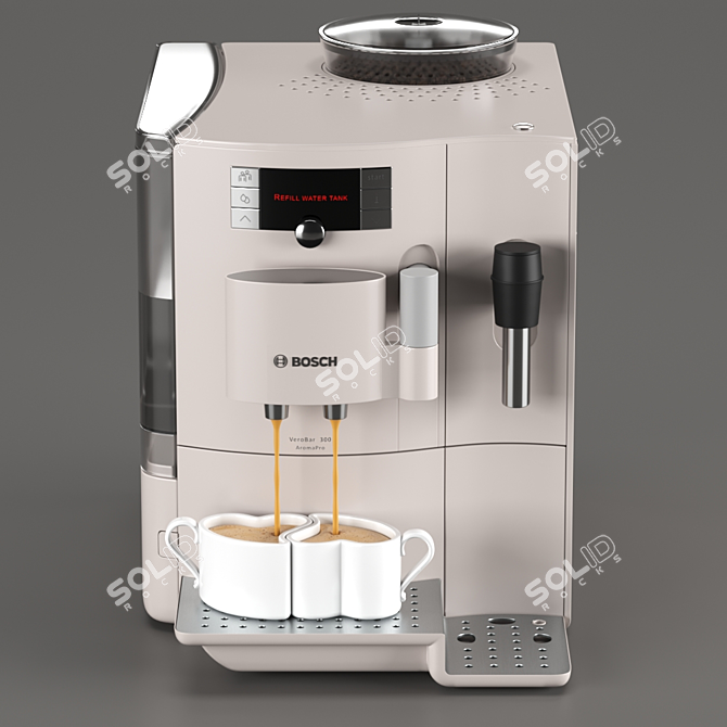 Bosch VeroBar 300: AromaPro Coffee Maker 3D model image 1