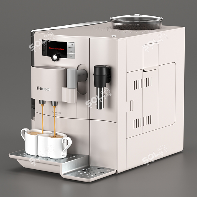 Bosch VeroBar 300: AromaPro Coffee Maker 3D model image 2