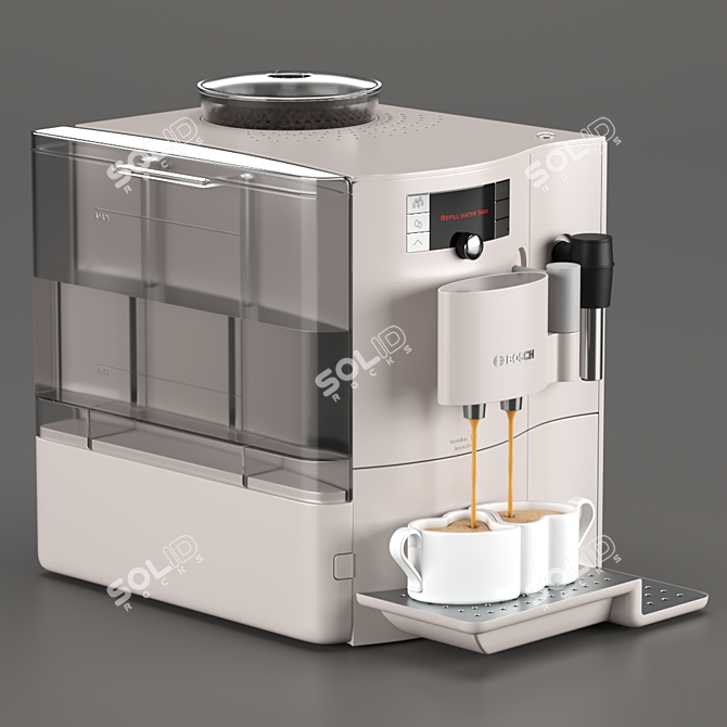 Bosch VeroBar 300: AromaPro Coffee Maker 3D model image 3