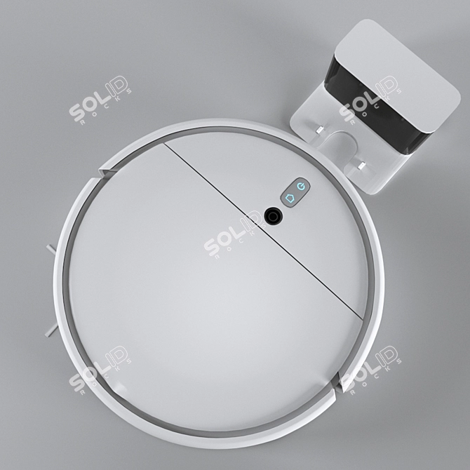 Xiaomi Mi Robot Vacuum-Mop: Powerful Cleaning with Precision 3D model image 3