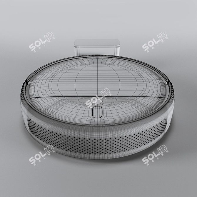 Xiaomi Mi Robot Vacuum-Mop: Powerful Cleaning with Precision 3D model image 4