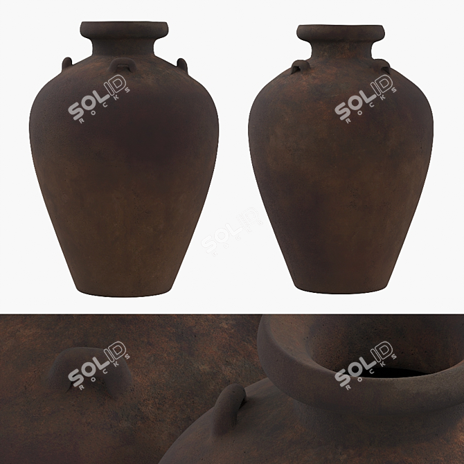 Vintage Ceramic Vases | Antique Collection 3D model image 2