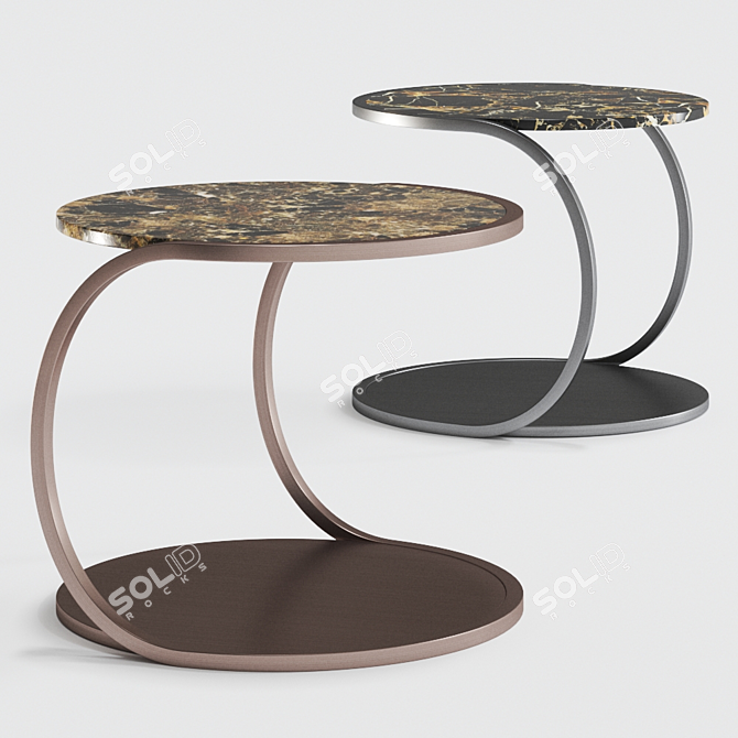 Blue Moon Chair: Italian Design, 3 Color Options 3D model image 1