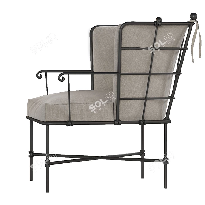 Title: Versatile Outdoor Chair Ensemble 3D model image 5