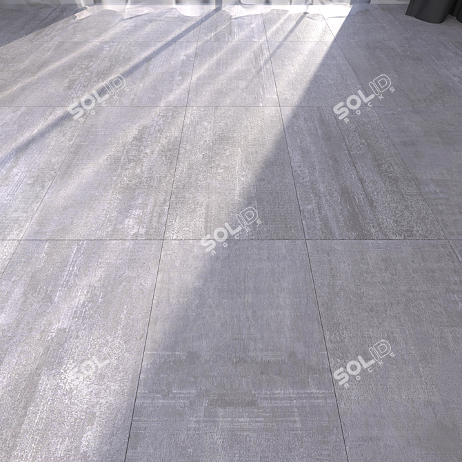 Hangar Smoke Floor Tile 3D model image 1