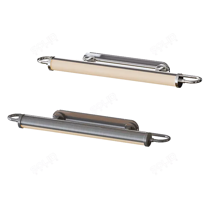 Bauhaus Revived Wall Light: Stylish and Versatile 3D model image 2