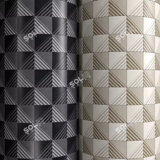 Versatile Pattern Tiles for PBR 3D model image 1