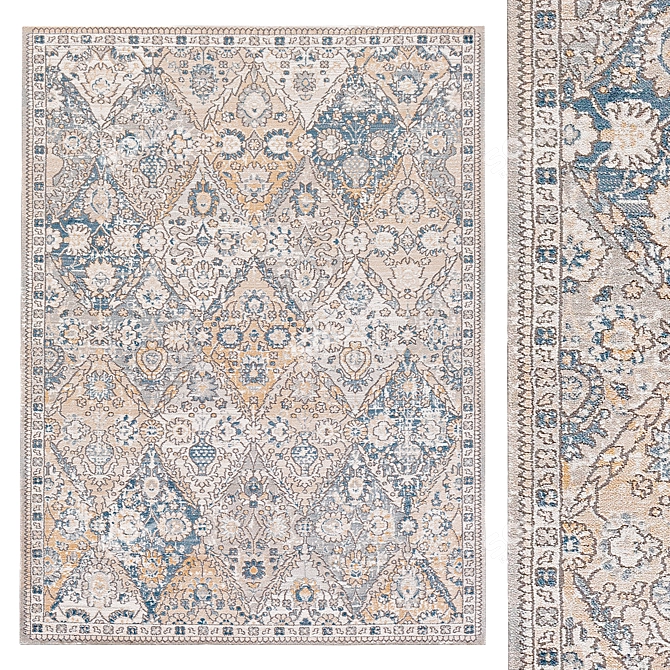 Luxury 206 Carpet: Timeless Elegance! 3D model image 1