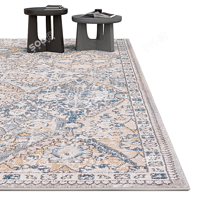 Luxury 206 Carpet: Timeless Elegance! 3D model image 2