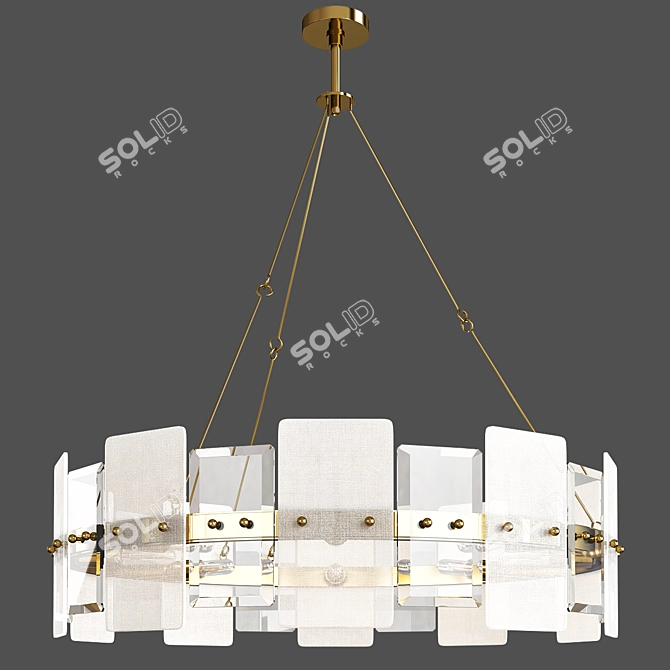 Elegant Anabel Chandelier - Timeless Beauty 3D model image 1