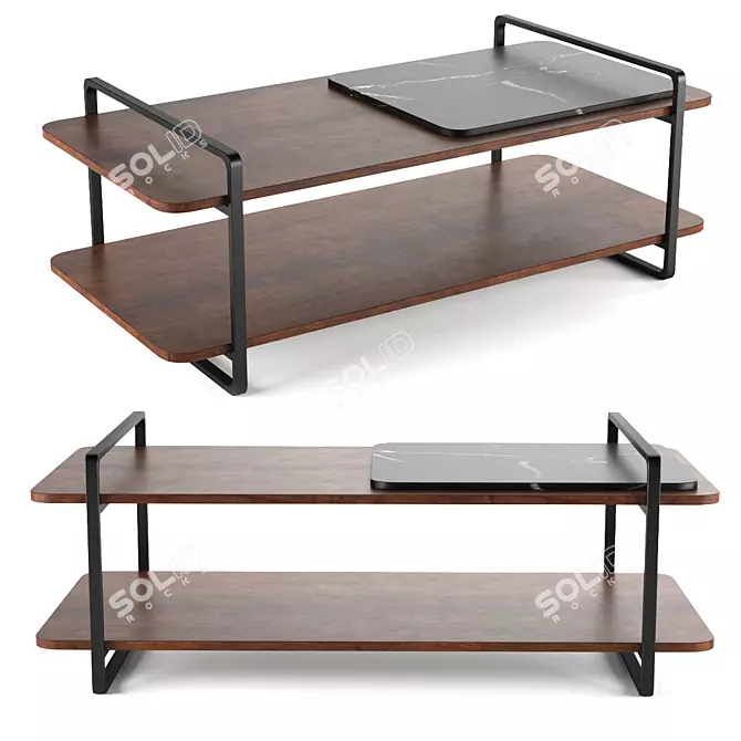 Sleek and Modern Momocca Adara Coffee Table 3D model image 1