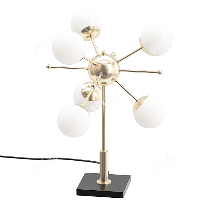Illuminating Elegance: Doppler LED Table Lamp 3D model image 1