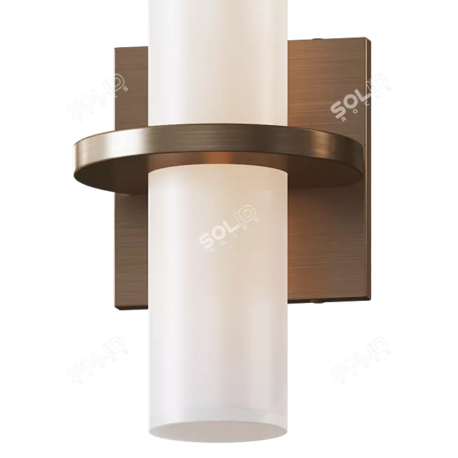 Sleek Bhutan LED Wall Light 3D model image 2