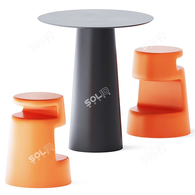 Cool Ice Table Set by Alma 3D model image 1