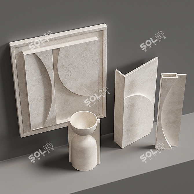 Title: Luminous Sands Relief 3D model image 2