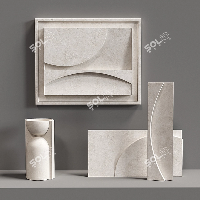 Title: Luminous Sands Relief 3D model image 3