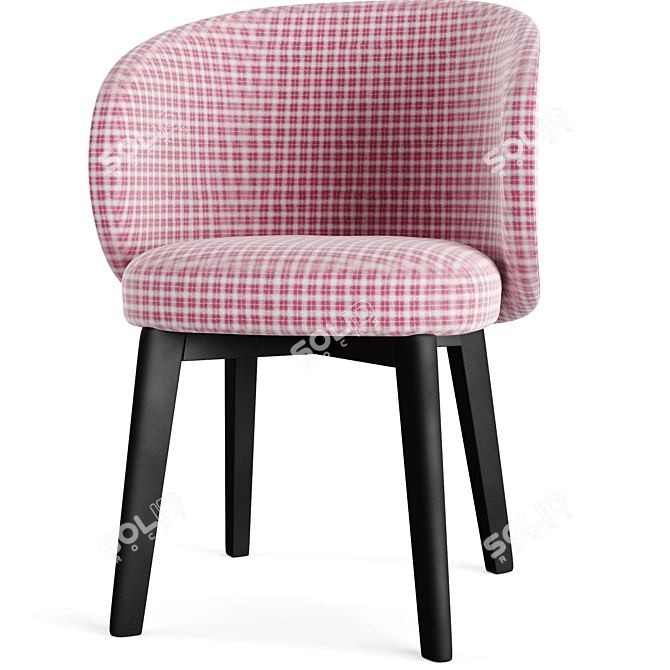 Connubia Tuka CB2117: Sleek and Stylish Chair 3D model image 2