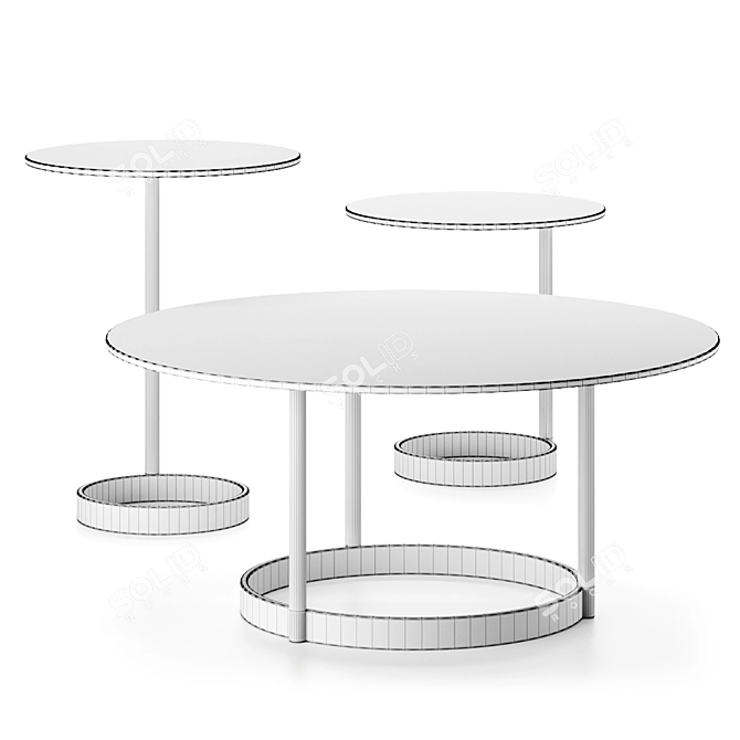 Sleek SPOSA Coffee Tables: Versatile Elegance 3D model image 2