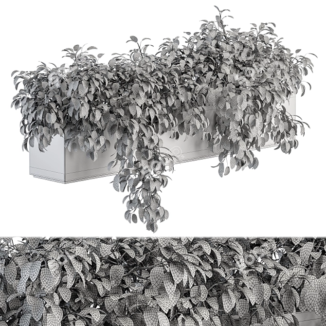  Outdoor Hanging Plant Box 3D model image 5