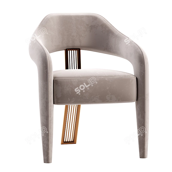 Modern Corona Chair - 3Ds Max 2014 3D model image 4