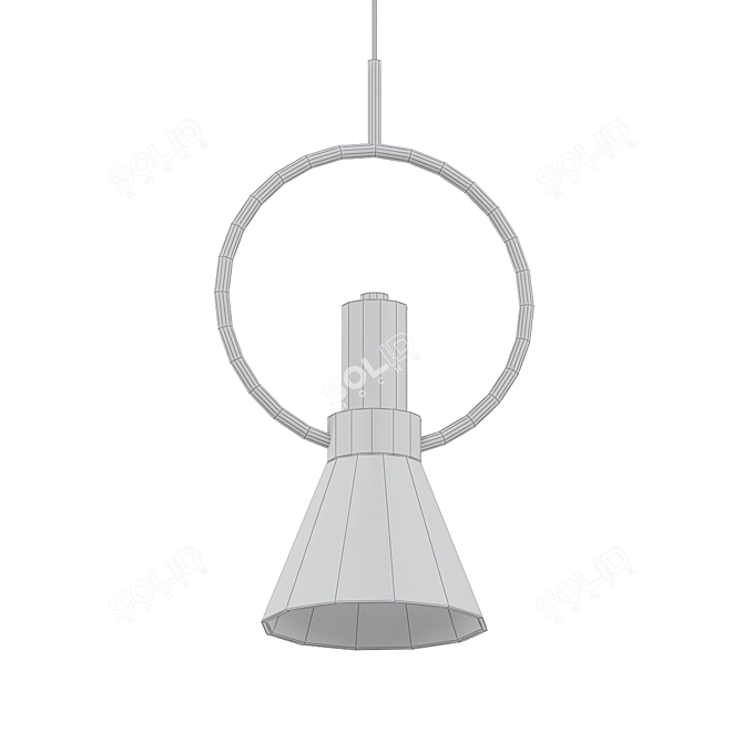 Scandinavian Style Pendant Light 3D model image 2