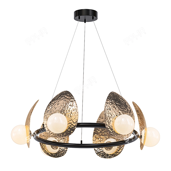 Elegant Siriann-Ch Pendant Lights 3D model image 1