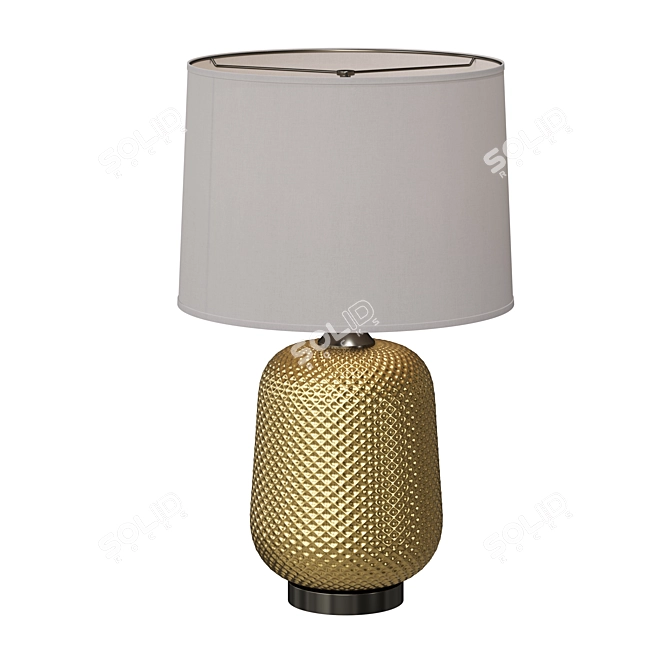 Exquisite Indian Table Lamp 3D model image 1