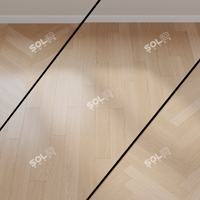 Impressive White Oak Laminate - IM3105 3D model image 1