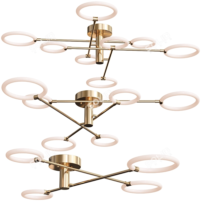 Modern Elkhart CH Lighting: Elegant & Stylish 3D model image 1
