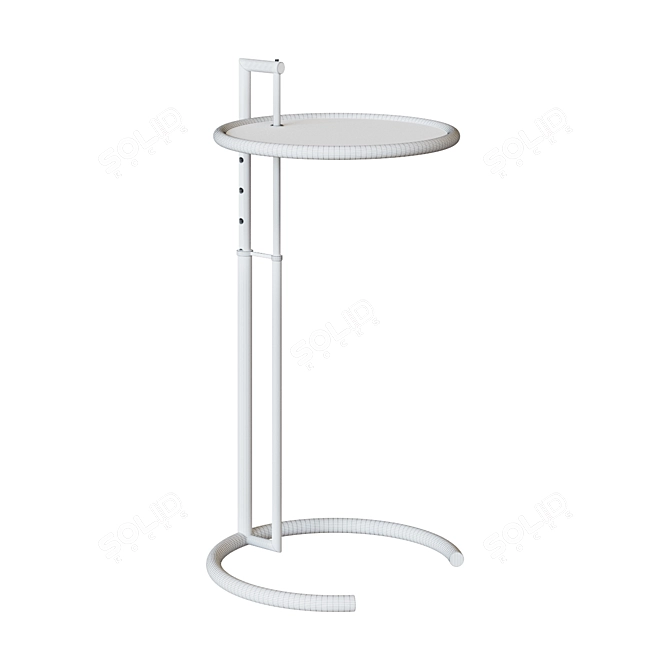 Modern Napoli Coffee Table | Metal & Glass | Transparent 3D model image 2