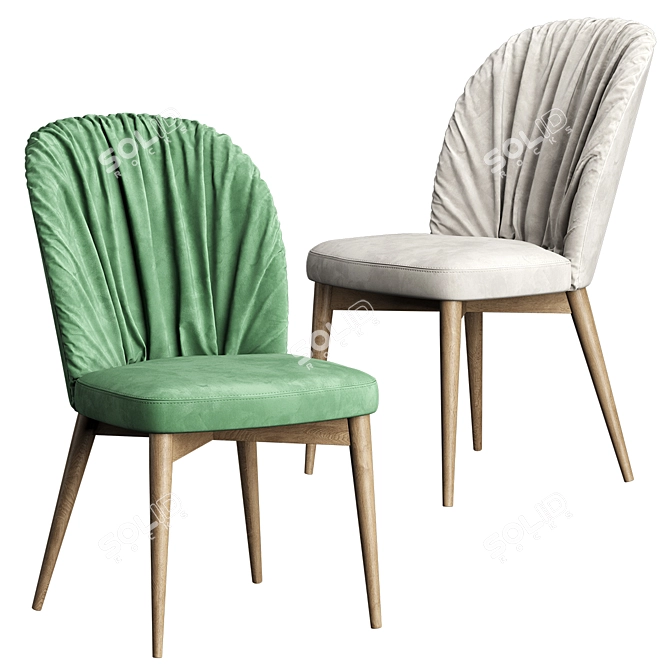 OVI Chair Clark Table: Sleek Design, Perfect for Any Space 3D model image 2