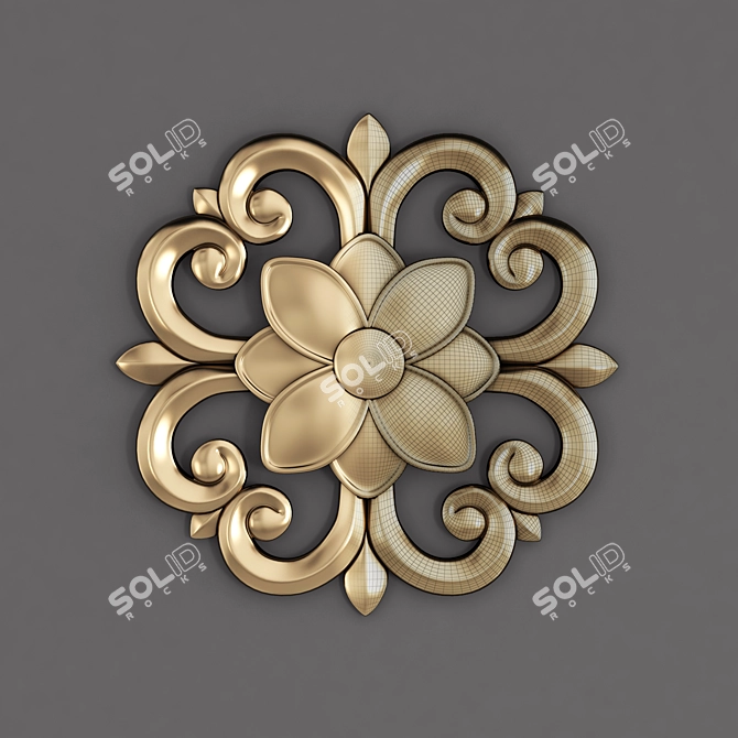 Elegant Decor Ornament Vol 02 3D model image 9