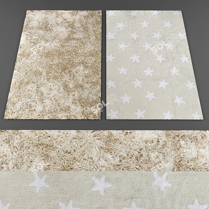 300 Rugs Collection: Versatile and Stylish 3D model image 1