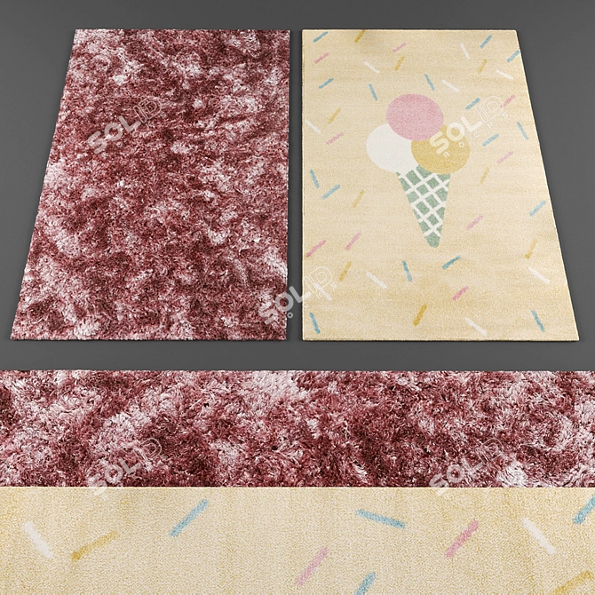 300 Rugs Collection: Versatile and Stylish 3D model image 3