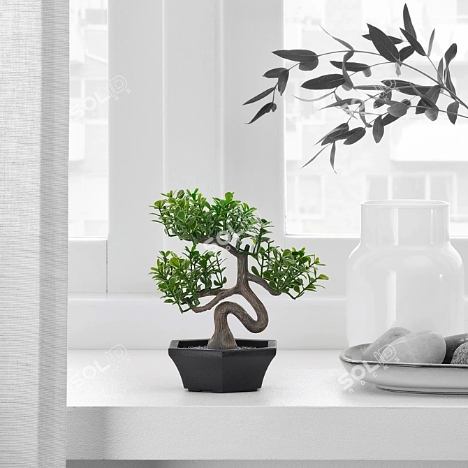 FEJKA FAKE: Artificial Bonsai for Easy Home or Outdoor Decoration 3D model image 5