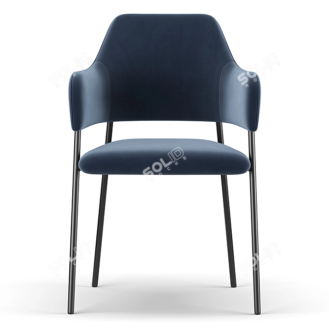 ErgoFlex Chair: Ultimate Comfort 3D model image 3