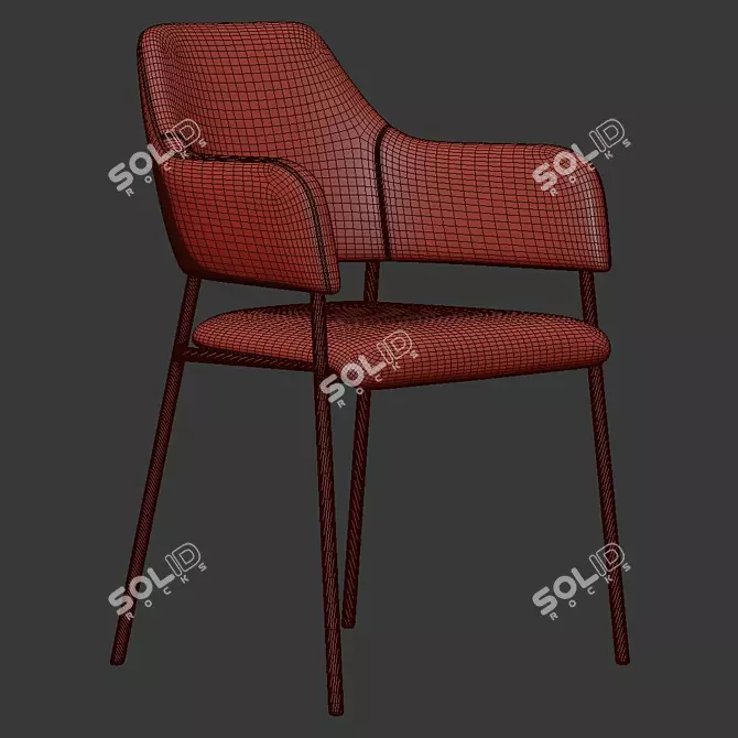 ErgoFlex Chair: Ultimate Comfort 3D model image 5