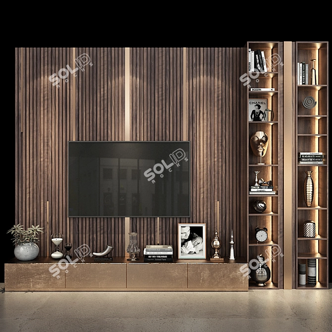 SleekMount TV Wall Set 3D model image 1