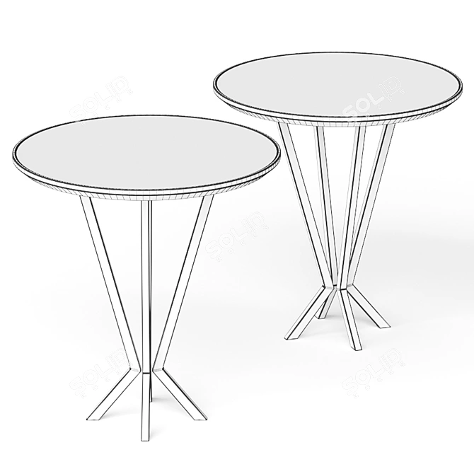 Elegant Perfidia Coffee Table 3D model image 2