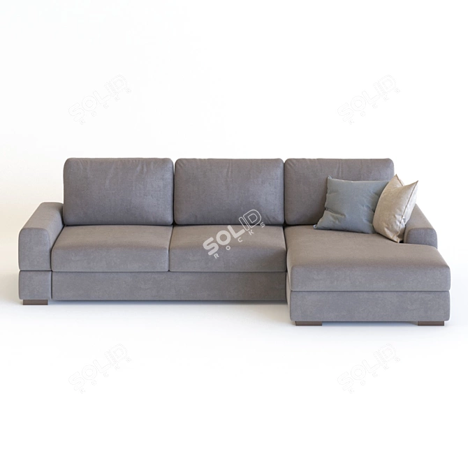 Modern Comfort: Polo Sofa 3D model image 1