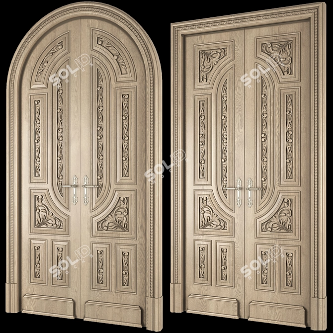 Sleek Sodani Door: Elegance Redefined 3D model image 3