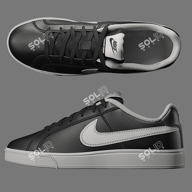 Sleek Nike Court Royale for Athletes 3D model image 4