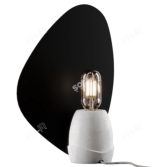 Sleek Bonnie Table Lamp: Adesso Lighting 3D model image 2