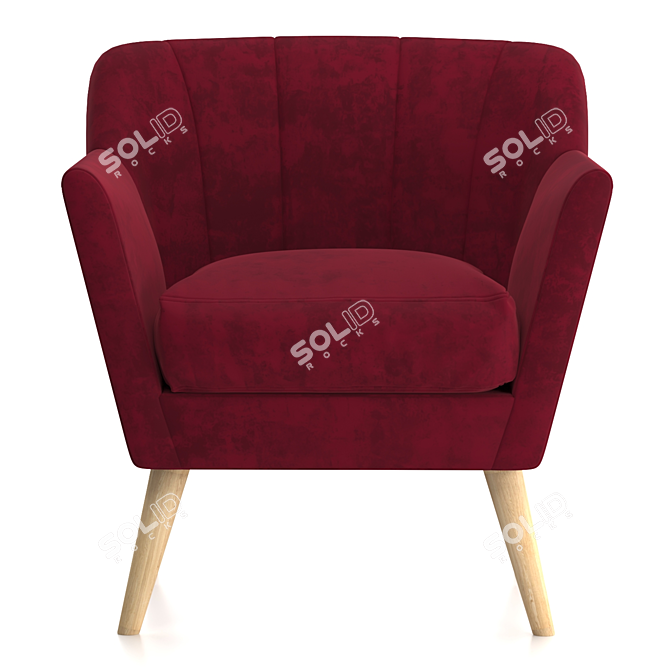 Elegant Madelyn Chair: Stylish sophistication for your space 3D model image 3