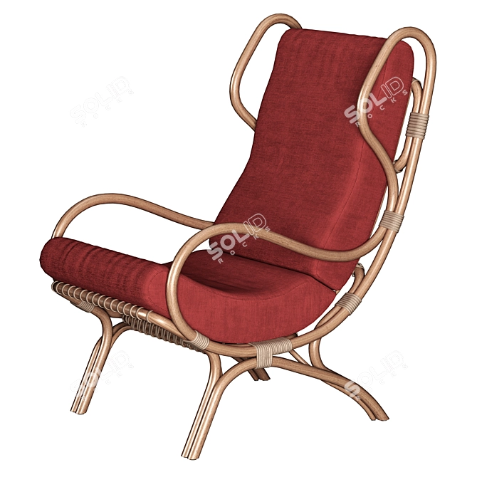 Timeless Elegance: Bonacina1889 Continuum Armchair 3D model image 1