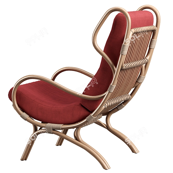 Timeless Elegance: Bonacina1889 Continuum Armchair 3D model image 2