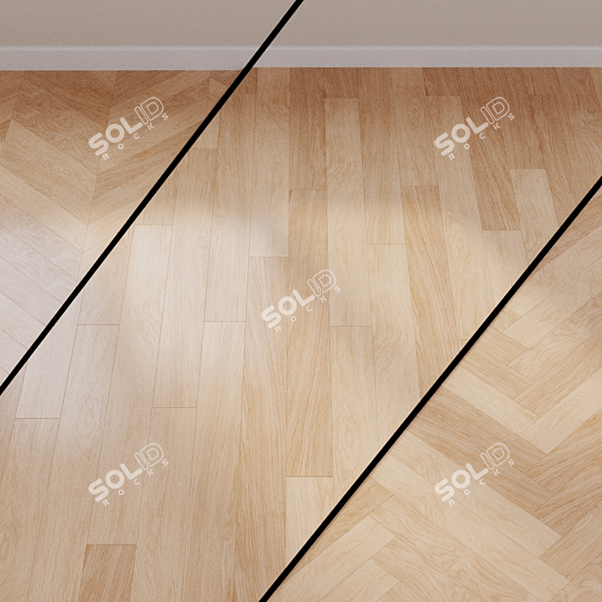 QUICK-STEP White Oak Laminate | Lacquered | Perspective UF915 3D model image 1