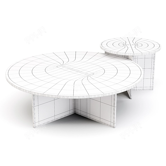 Karimoku CaseStudy N-ST01 Coffee & Side Table 3D model image 3